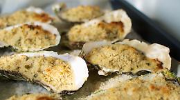 OSTRICHE GRATINATE CON IL  DUCA DI SALAPARUTA SPUMANTE BRUT