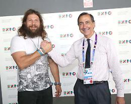 MILANO. Martin Castrogiovanni a Expo