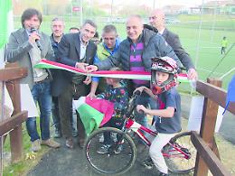 SAN COLOMBANO. Inaugurata la pista di “Pump Track”