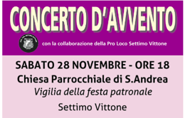 SETTIMO VITTONE. Concerto dell’Avvento