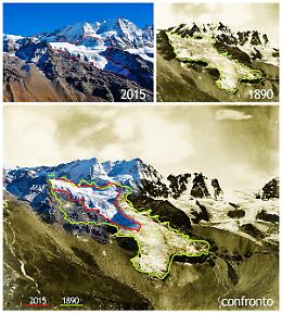 CERESOLE REALE. Il ghiacciaio di Money perde 52 metri di lunghezza