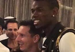 JUVENTUS. Pogba posta foto con Messi,100 mila 'mi piace'