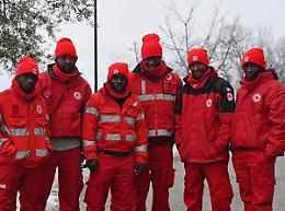 SETTIMO TORINESE. Tra i soccorritori al Rigopiano anche 10 migranti dellla Cri