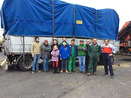 STRAMBINO. Sessanta quintali di fieno per aiutare i terremotati