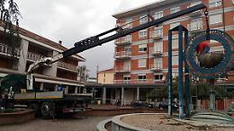BORGARO. Inaugurazione in Piazza Europa