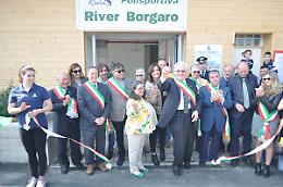ROBASSOMERO. Inaugurazione della piscina in piazzale degli Alpini