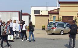 MAPPANO. Cerimonia funebre al tempio crematorio per Silvia Pavia