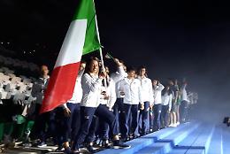 EYOF 2017. L'Italia alla cerimonia d'apertura del Festival Olimpico della Gioventù Europea