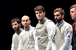 SCHERMA. La squadra di fioretto maschile completa l'opera azzurra