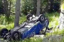 PIANTONETTO. Luna salva il suo padrone Finito con l’auto nella scarpata