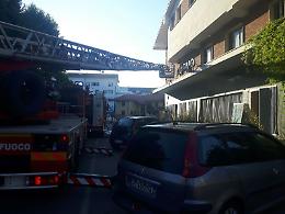 CIRIE'. Incendio nell'ex Cinema Nuovo