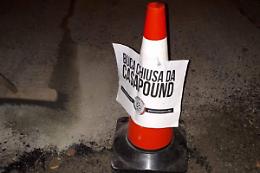 IVREA. CasaPound “Le buche le copriamo noi”