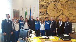 TIRO CON L'ARCO. I campioni mondiali azzurri ricevuti al Foro Italico