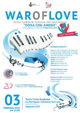 SETTIMO T.SE: Stasera, sabato 3 febbraio, "Dona con Amore" al Garybaldi