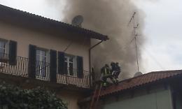 CASTIGLIONE. 2 ore per spegnere l’incendio in Strada Valle Bontempo