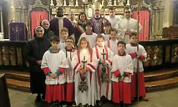 BRUSASCO. Il Vescovo Monsignor Sacchi in visita Festeggiata la nuova nomina di Don Désiré
