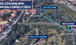 VENARIA. Centrale elettrica in via Roma