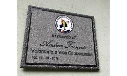 VIU'. Era morto tragicamente mesi fa,  l’Aib gli ha intitolato la sede