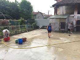 LAURIANO. Bomba d'acqua, esonda il Rio Grande