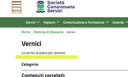 IVREA. Incredibile: anche SCS rifiuta i rifiuti...!
