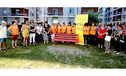 SETTIMO. Panchina rossa al Villaggio Olimpia per dire “no alla violenza”