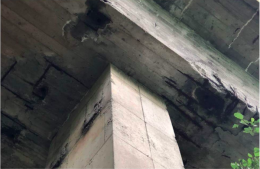 RUEGLIO. Il ponte Chiusella è pericoloso. Laffaille: "Lavori nel 2019"