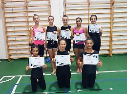 TWIRLING. Esame superato dalle bravissime atlete del Borgo Nuovo Twirling