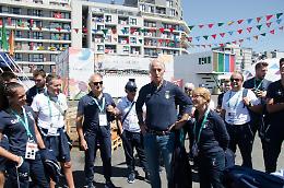 YOG 2018. Il presidente del CONI Malagò in visita al Villaggio Olimpico di Buenos Aires