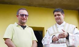 BRUSASCO. Marcorengo saluta don Piero