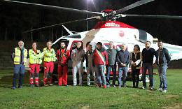 COASSOLO. Inaugurato il sito di atterraggio notturno dell’elisoccorso