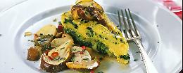 Polenta verde con porcini e Canavese Nebbiolo