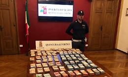 TORINO. La polizia di stato sequestra oltre 420000 euro in contanti
