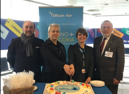 TORINO. Debutta il collegamento Blue Air con Cracovia