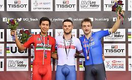 CICLISMO SU PISTA. A Londra Viviani fa suo il terzo posto nell'omnium di Coppa del Mondo