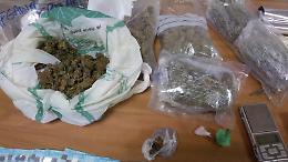 Hashish, eroina, ketamina: in casa aveva un mercato della droga