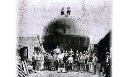 RUEGLIO. La Sfera Metidrica (la bala) del poeta sottomarino. Il primo batiscafo italiano