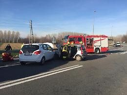 RONDISSONE. Incidente stradale, 84enne portato il elisoccorso al CTO
