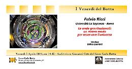 IVREA. Le onde gravitazionali spiegate da Fulvio Ricci al Liceo Carlo Botta