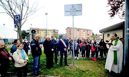 SETTIMO. Piazza di via Fantina intitolata a don Rovera