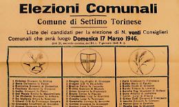 SETTIMO. 1946: al voto per la prima volta dopo la guerra