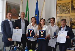 SPORT INVERNALI. Consegnati i Collari d'Oro alle campionesse olimpiche Goggia e Moioli