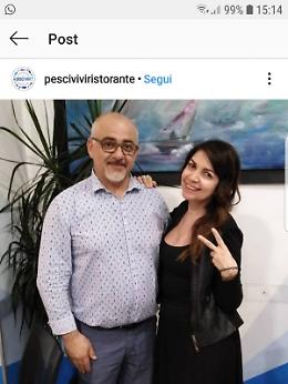 CHIVASSO. Cristina D’Avena a cena al ristorante “Pesci Vivi”