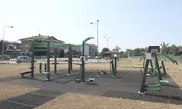 SAN BENIGNO. Inaugurata l’area fitness all’aperto in strada del’Alpina