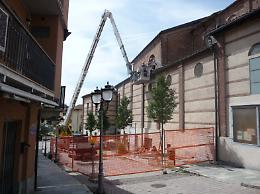 SETTIMO. Crollano calcinacci dalla chiesa di San Pietro in Vincoli