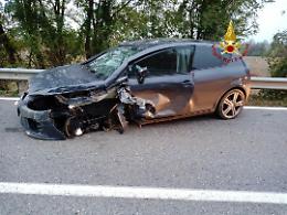 VEROLENGO. Incidente stradale sulla SP31bis, 2 feriti