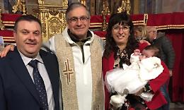 VALPERGA. Celebrato  il primo battesimo nella restaurata  cappella  di San Rocco