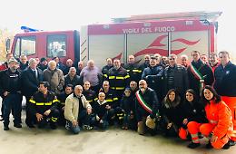 CUORGNÈ. I vigili del fuoco hanno festeggiato Santa Barbara