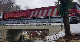 LANZO. Totalmente ricostruito  il ponte di Uppia. Costo 160mila euro