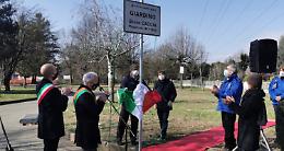 VENARIA. Inaugurato il Giardino Bruno Caccia