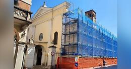 TRINO. Chiesa di San Domenico: è iniziato l’importante intervento di restauro